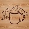 Cuttable Cup Design A simple cup design for crafting and cutting projects.
