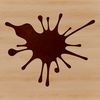 Circular Mess SVG Icon A digital representation of a mess in the form of a circular shape with irregular texture.
