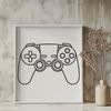 Electronic Game Controller An electronic gamepad with ergonomic design and controls.