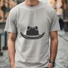 Western Hat Design Vector Graphic A traditional western-style hat with a wide brim and high crown, designed as a vector graphic.