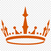 Vector Crown Design Element SVG illustration of a royal crown, suitable for vector graphics and cutting machine designs.