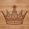 Stylized Crown Iconography SVG File A stylized illustration of a royal crown in vector format.