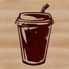 A clear illustration of a cup, designed as vector art.