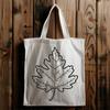 A high-quality vector illustration of an oak leaf in detailed outline form.