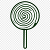 Colorful Candy Icon SVG A digital representation of a classic candy treat, created using scalable graphics technology.