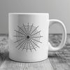 Delicate Spider Web Design SVG High-resolution vector art of a delicate spider web design.