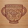 A simple cup design, perfect for vector art projects.