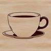Delicate Teacup Design Vector Art A delicate ceramic teacup design created using vector art.