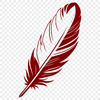 Delicate White Feather Vector Graphics A single white feather with delicate details, suitable for vector design and printing.