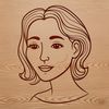 Woman Silhouette in Stylish Vector Art Female silhouette in vector art style.