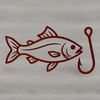 SVG fishing vector art for DIY projects and web design