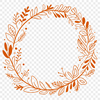 A floral design featuring a circular arrangement of elements, suitable for vector art and cutting machine stencils.