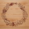 Decorative Flower Wreath SVG Download A decorative floral wreath design created as a vector image for various uses.