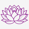 Spiritual Growth Icon A detailed illustration of a lotus flower, symbolizing spiritual growth and enlightenment in various cultures.