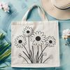 Beautiful Floral Clip Art A simple graphic representation of a daisy, suitable for various design applications.