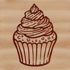 Single Serve Delight A single-serving dessert made from cake and topped with frosting.