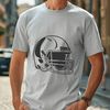 A vector graphic representation of an American football.