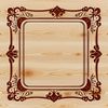 A customizable vector frame design for graphic designers and crafters using software like Illustrator and Procreate.