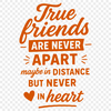 A vector graphic quote about friendship, suitable for personal or commercial use in various digital designs.