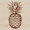 Vector illustration of a pineapple, ideal for crafting and design projects.