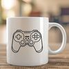Vector Game Controller An electronic video game accessory with joysticks and game controls in vector format.