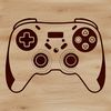 Electronic Game Controller Design An electronic game controller with buttons and joysticks.