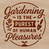 A quote about gardening in a clean vector format suitable for digital and physical projects.