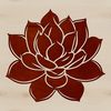 A stylized illustration of a succulent plant, suitable for digital and graphic design projects.