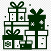 A simple vector illustration of a gift box with a bow.