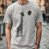 Spotted Mammal Silhouette A large, spotted mammal with a long neck and legs, native to Africa, often featured in safari environments.