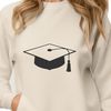 Vector Education Symbol A traditional graduation cap designed for educational institutions, suitable for vector art and digital cutting machines.