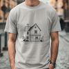 Beautiful House Vector Graphic House vector graphic with detailed design elements suitable for cutting machines and laser cutters.