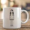 Free SVG Clipart Design for Girls A young girl illustration created as a vector design.