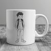 Young boy illustration in digital style A digital illustration of a young boy in a simple pose.