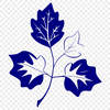 A high-quality digital illustration of a single leaf with detailed veins, suitable for use in graphic design projects.