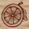 Vector Lemon Design Asset A digital illustration of a lemon, suitable for graphic design projects.
