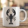 Lobster Vector Graphic Design A detailed digital illustration of a lobster, a common sea creature found in ocean waters, created as a vector graphic.