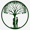 Intertwined Tree Branches Heart Shape A pair of intertwined tree branches forming a heart shape, symbolizing love and unity.