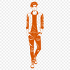 Male Silhouette SVG for Creative Projects An SVG graphic representation of a man for use in various design projects.