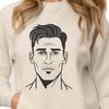 Man Illustration Vector Design SVG Format Male figure illustration created as a vector design using SVG format.