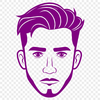 Simple Male Figure Vector A 2D illustration of a man in a neutral pose, suitable for vector graphics and digital design.