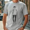 Simple Male Silhouette SVG Design Male figure designed as vector art for cutting machine templates.