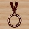 Beautiful Medal Illustration in SVG Format A medal illustration created with scalable graphics technology (SVG).