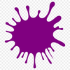Colorful Splat Pattern A colorful splat shape, suitable for crafting and design projects.