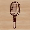 Studio Recording Equipment Icon A close-up illustration of a microphone used in recording studios.