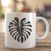 A detailed illustration of a Monstera leaf, suitable for vector design and printing.