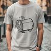 Motor Graphics Vector Art A detailed illustration of an electric motor with moving parts, suitable for vector art designs.
