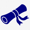 A hand-drawn vector illustration of a traditional scroll with curled edges and a golden seal.