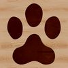 Free Vector Paw Clip Art A high-quality SVG vector illustration of animal paw prints in various sizes and shapes.