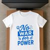 Anti-war quotes and messages in a modern vector font for personal use or commercial projects.